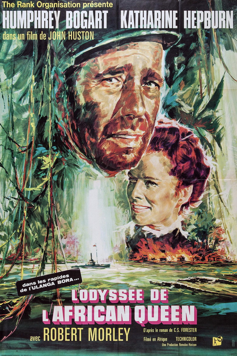 Affiche du film L'Odyssée de L'African Queen