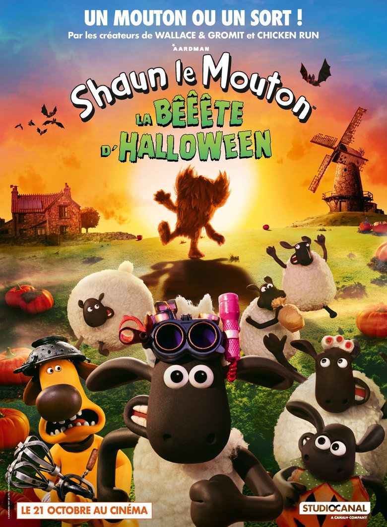 Affiche du film Shaun le Mouton : La Bêêête d'Halloween